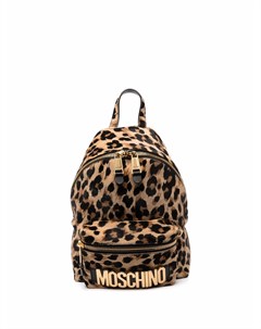 Маленький рюкзак с леопардовым принтом Moschino