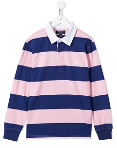 Рубашка поло с длинными рукавами и вышивкой Ralph lauren kids