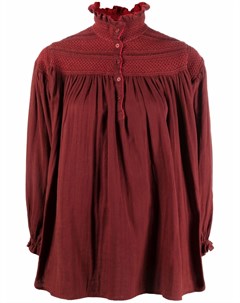 Блузка 1990 х годов с высоким воротником и вышивкой A.n.g.e.l.o. vintage cult
