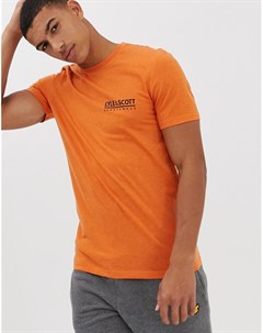 Оранжевая футболка с логотипом Lyle & scott fitness