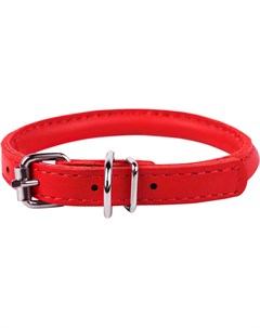 Ошейник Glamour круглый для длинношерстных собак 8 мм 25 33 см Красный Collar