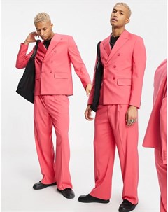 Розовый прямой пиджак Asos design