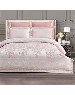 Комплект постельного белья Majestik Clara розовый Евро Arya home
