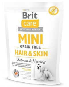 Сухой корм для собак Care Mini Gf Hair Skin 0 4 кг Brit*
