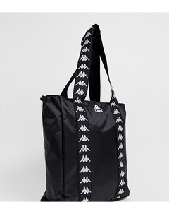 Черная сумка тоут с логотипом Authentic Anim Kappa