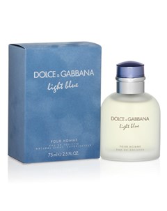 Вода туалетная мужская Dolce Gabbana Light Blue Pour Homme 75 мл Dolce&gabbana