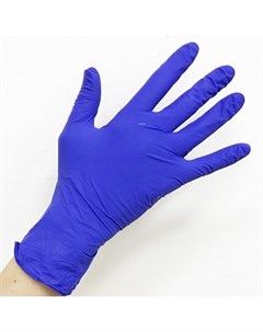 Перчатки нитриловые фиолетовые L NitriMax 100 шт Чистовье