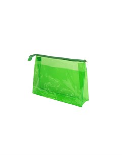 Косметичка прозрачная зеленая Sibel 34х22 см