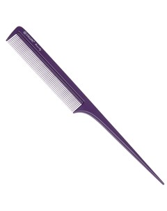 Расческа с пластиковым хвостиком фиолетовая 20 5 см Dewal beauty