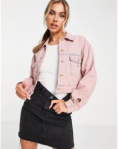 Короткая куртка розового цвета Tommy jeans