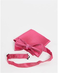 Однотонные галстук бабочка и платок для нагрудного кармана Wedding Devils advocate