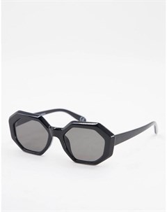 Черные солнцезащитные очки шестиугольной формы N Na-kd