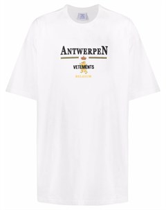 Футболка с принтом Antwerpen Vetements