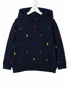 Худи с вышитым логотипом Ralph lauren kids