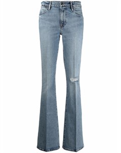Расклешенные джинсы с эффектом потертости Frame