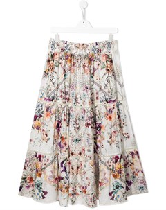 Ярусная юбка с цветочным принтом Camilla