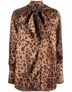 Блузка с леопардовым принтом Etro