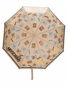 Зонт с ручкой Teddy Bear и принтом Moschino