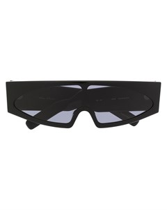 Солнцезащитные очки маска в многоугольной оправе Rick owens