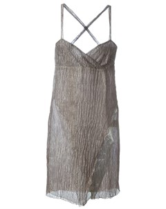 Платье с перекрещенными лямками Romeo gigli pre-owned