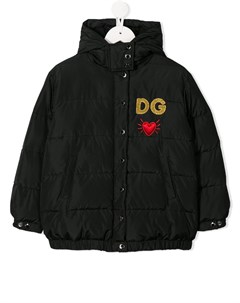 Куртка с капюшоном и логотипом DG Dolce & gabbana kids