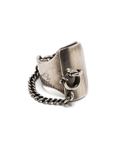 Серебряное цепочное кольцо Ann demeulemeester