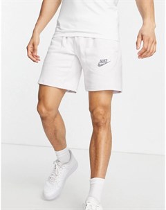 Белые шорты из махровой ткани Nike