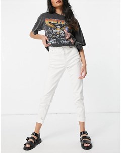 Белые премиум джинсы в винтажном стиле Topshop