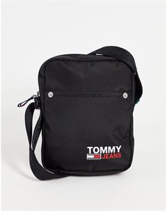 Черная сумка для полетов с маленьким логотипом Tommy jeans