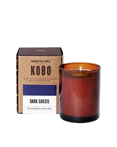 Свеча DARK CASSIS компактная в стекле 85 гр Kobo