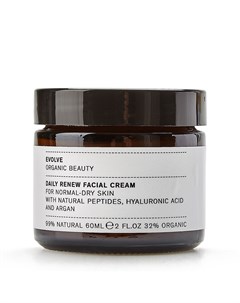 Питательный крем для лица Daily Renew Facial Cream 60 мл Evolve organic beauty