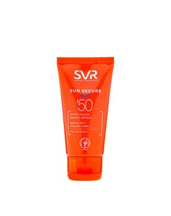 Солнцезащитный крем мусс с эффектом фотошопа для лица Sun Secure SPF50 50 мл Svr
