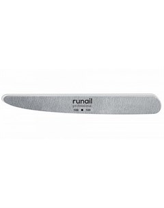 Пилка для искусственных ногтей серая нож 100 180 Runail