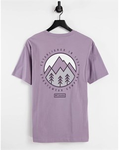 Фиолетовая футболка Tillamook Columbia