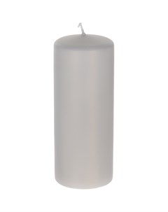 Декоративная свеча Velours серебряная 6х15 см Wenzel