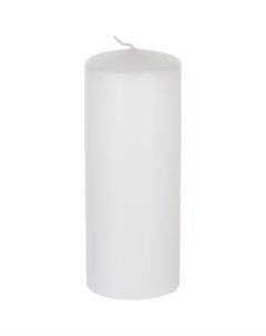 Декоративная свеча Velours белая 6х15 см Wenzel