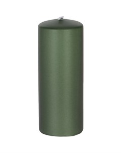 Декоративная свеча Velours зелёная 6х15 см Wenzel