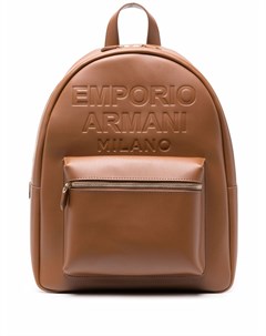 Рюкзак с тисненым логотипом Emporio armani