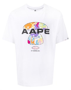 Футболка с логотипом Aape by a bathing ape