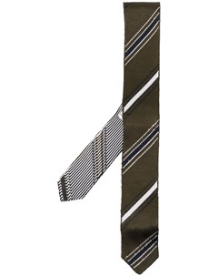 Трикотажный галстук в диагональную полоску Thom browne