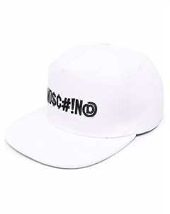 Шестипанельная кепка с вышитым логотипом Moschino