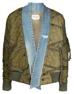 Куртка Utility Flight со вставками из денима Greg lauren