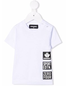 Футболка с логотипом Maple Leaf Dsquared2 kids