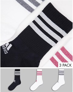 Набор из 3 пар носков разных цветов с тремя полосками adidas Adidas performance