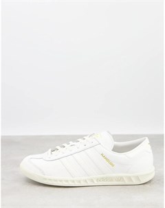 Белые кроссовки Hamburg Adidas originals