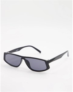 Черные солнцезащитные очки в тонкой оправе в спортивном стиле Na-kd