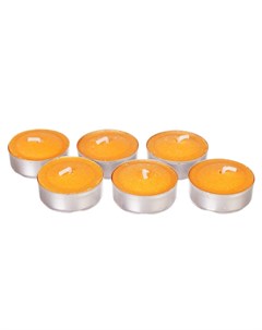 Набор плавающих свечей 17 х 4 см Апельсин 6 шт Adpal