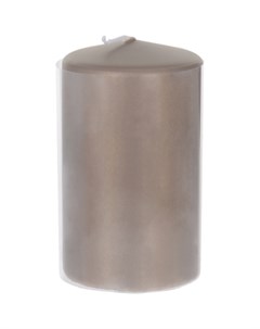 Декоративная свеча Velours песочная 6х10 см Wenzel