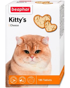 Лакомство Kitty s Cheese для кошек витаминизированное с сыром 75 шт Beaphar