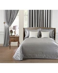 Комплект с покрывалом и 2 декоративные подушки серебристый 70 0x15 0x37 0 см Asabella